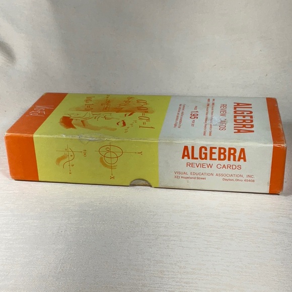 Vintage Algebra Review Cards & Algebra Basic Cards by Vis-Ed - Picture 7 of 13